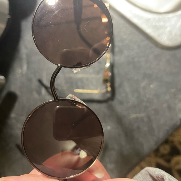 4 pair of glasses pink, blue, red, black - Picture 3 of 5